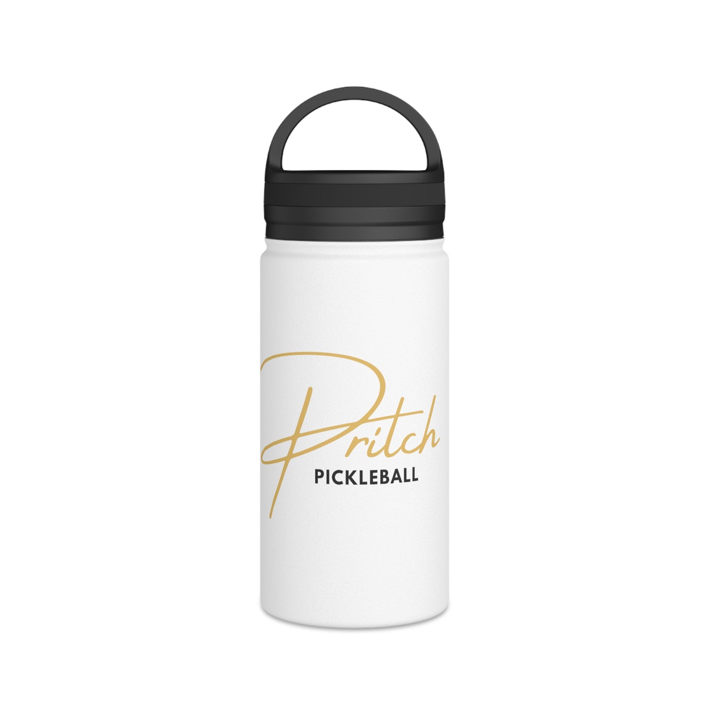Pritch Pickleball Stainless Steel Water Bottle, Handle Lid